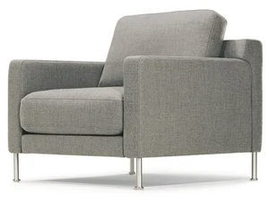 ROLF BENZ 011 EGO - Fabric armchair with armrests _ Rolf Benz